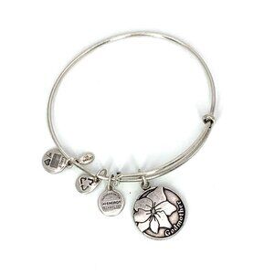 Alex and Ani Godmother Charm Bracelet Silver  Finish - Expands 2"- 3.5"